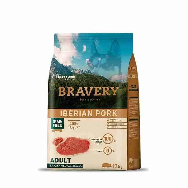 Bravery Perro Adulto Iberian Pork 12 kg